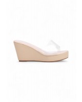 SHOEPOINT Wedges Transparent 02092 in Apricot